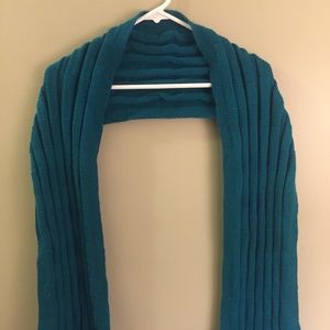Yves Saint Laurent Teal Scarf